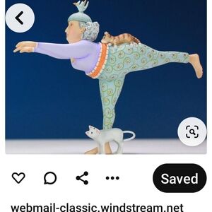 Patience Brewster Retired Rare Yolanda Yogini with tag